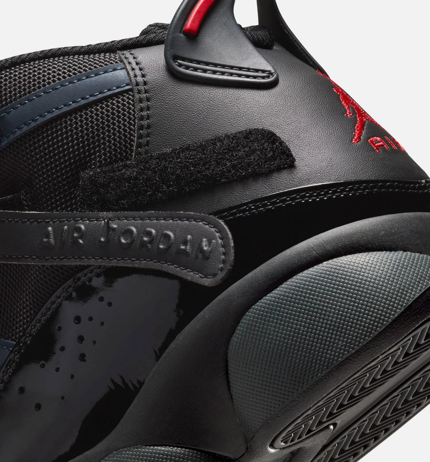Air Jordan 6 Rings Mens Lifestyle Shoe Black Fire Red