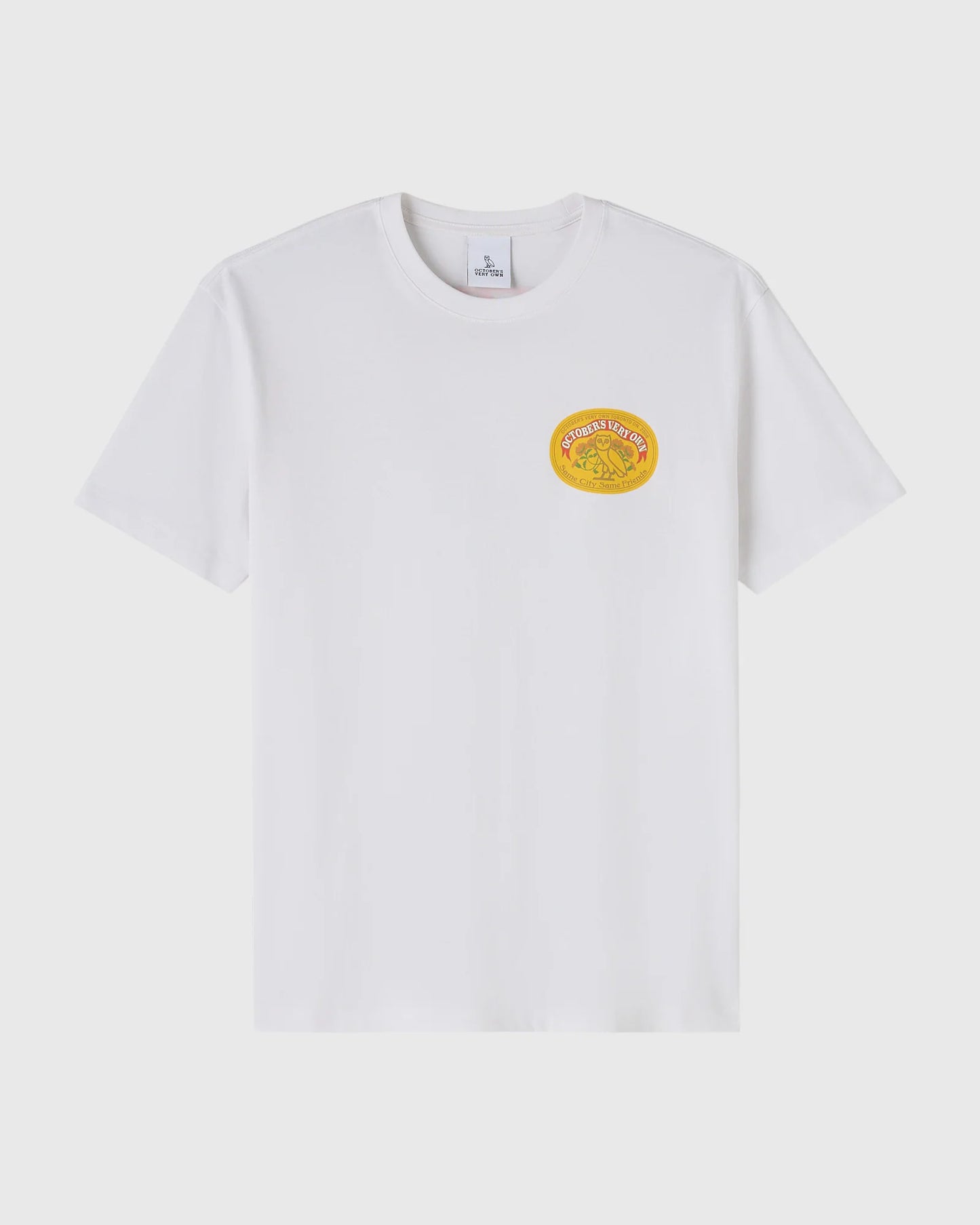 Pom Pom Banner Tee White