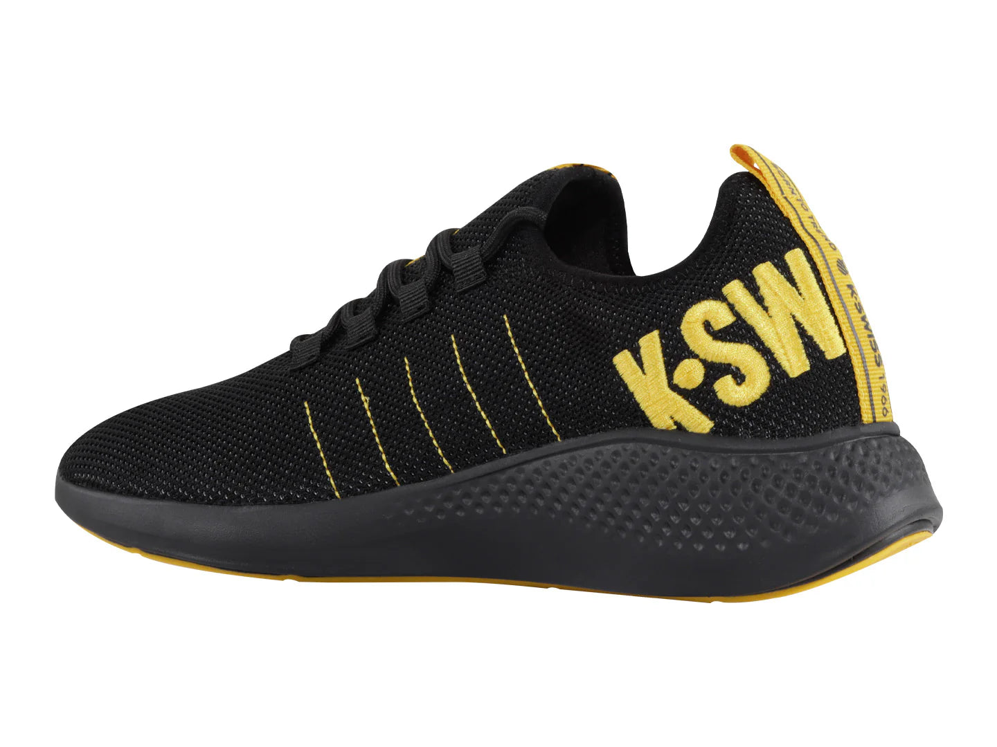 Tenis K Swiss New Flanagan Negro con Amarillo para Hombre