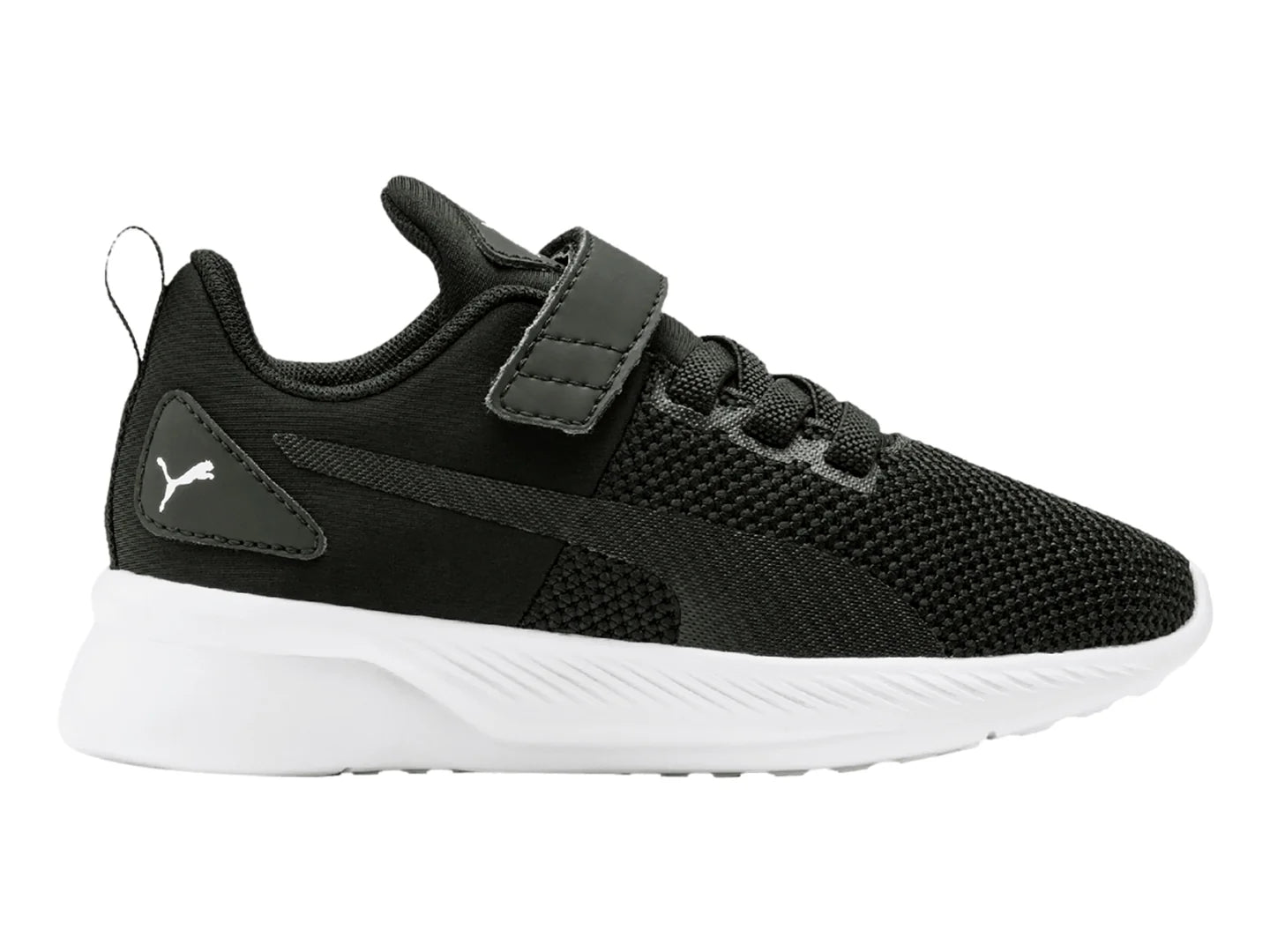 Tenis PUMA Flyer Runner V Negro con Blanco para Niño