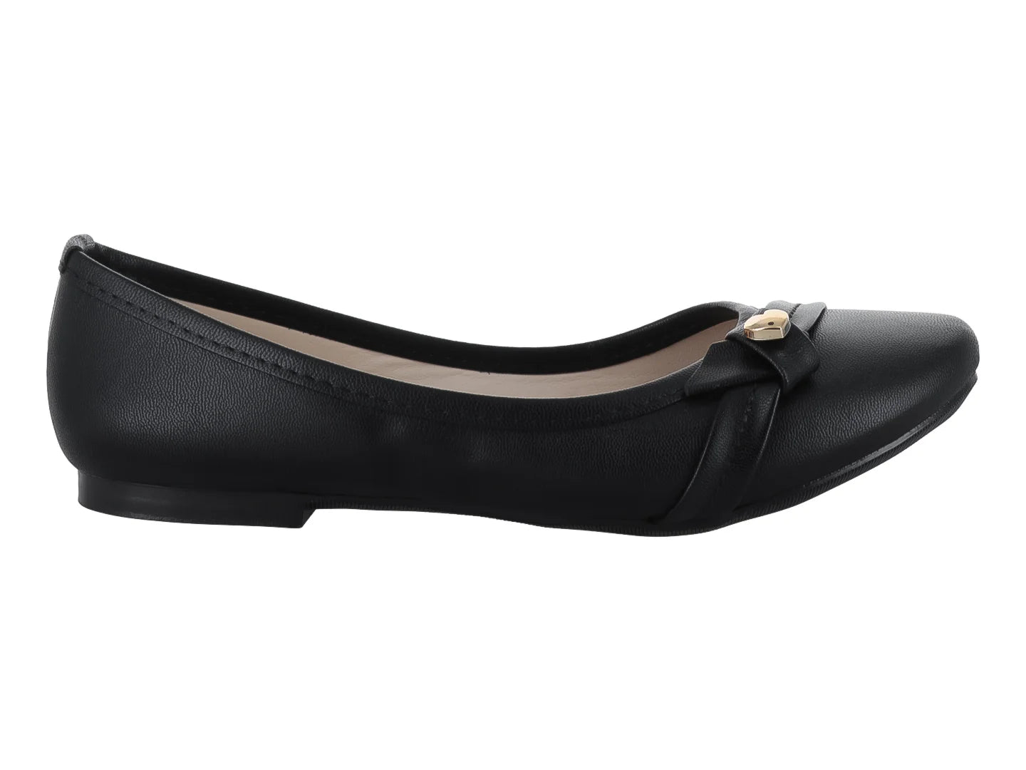 Zapatos Planos Luna Rosa Negro para Mujer
