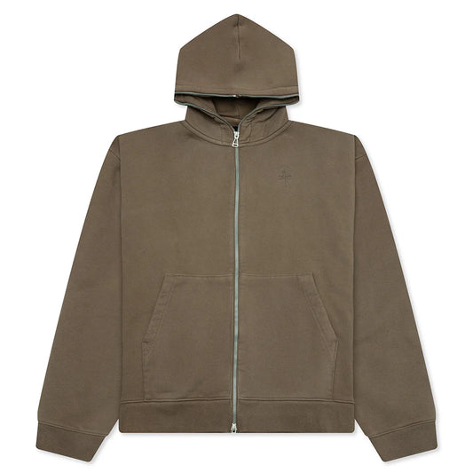 Air Jordan x Travis Scott Mens Full Zip Hoodie Palomino