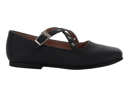 Zapatos Planos Gabriela Negro para Niña