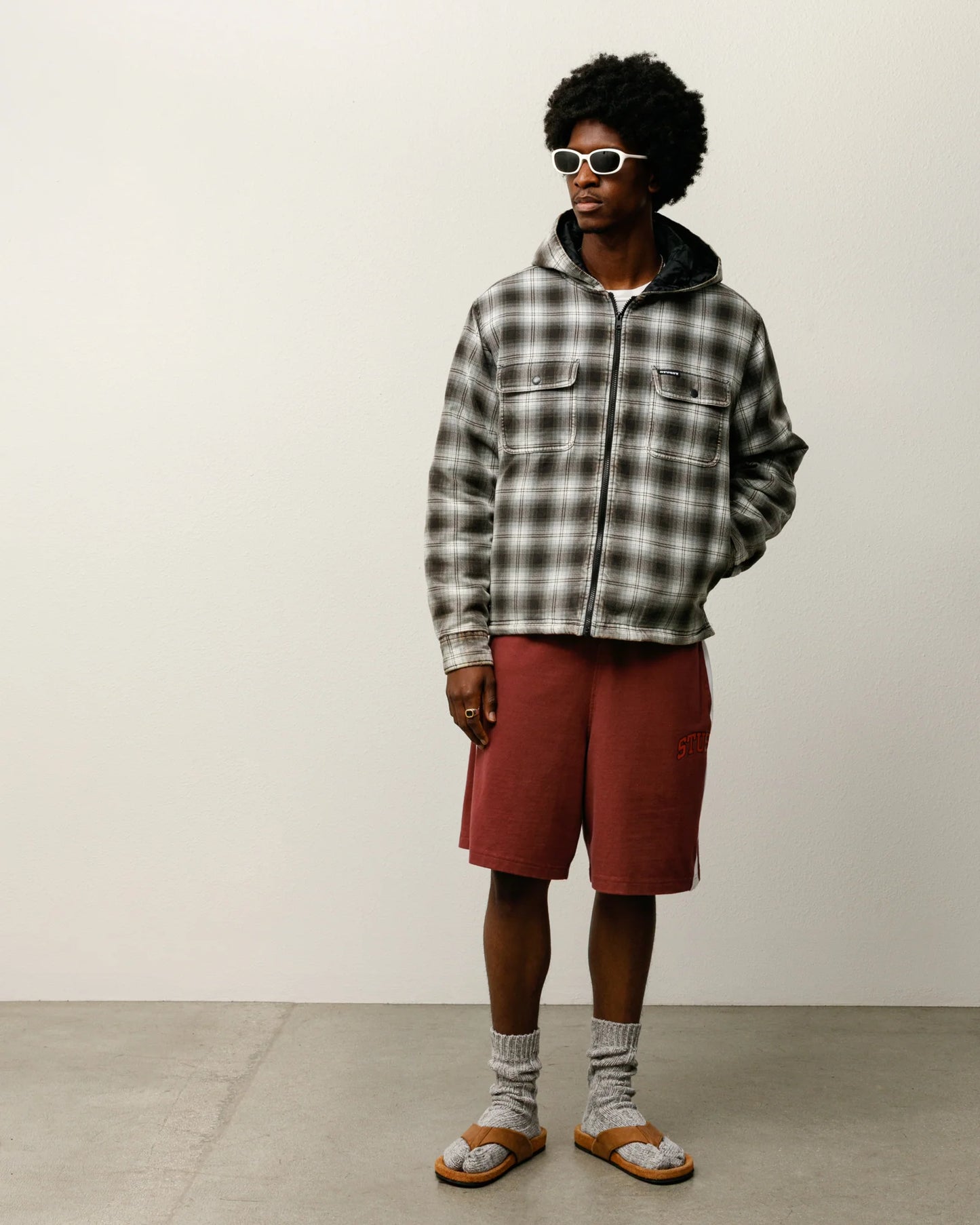 STRIPE JERSEY SHORT