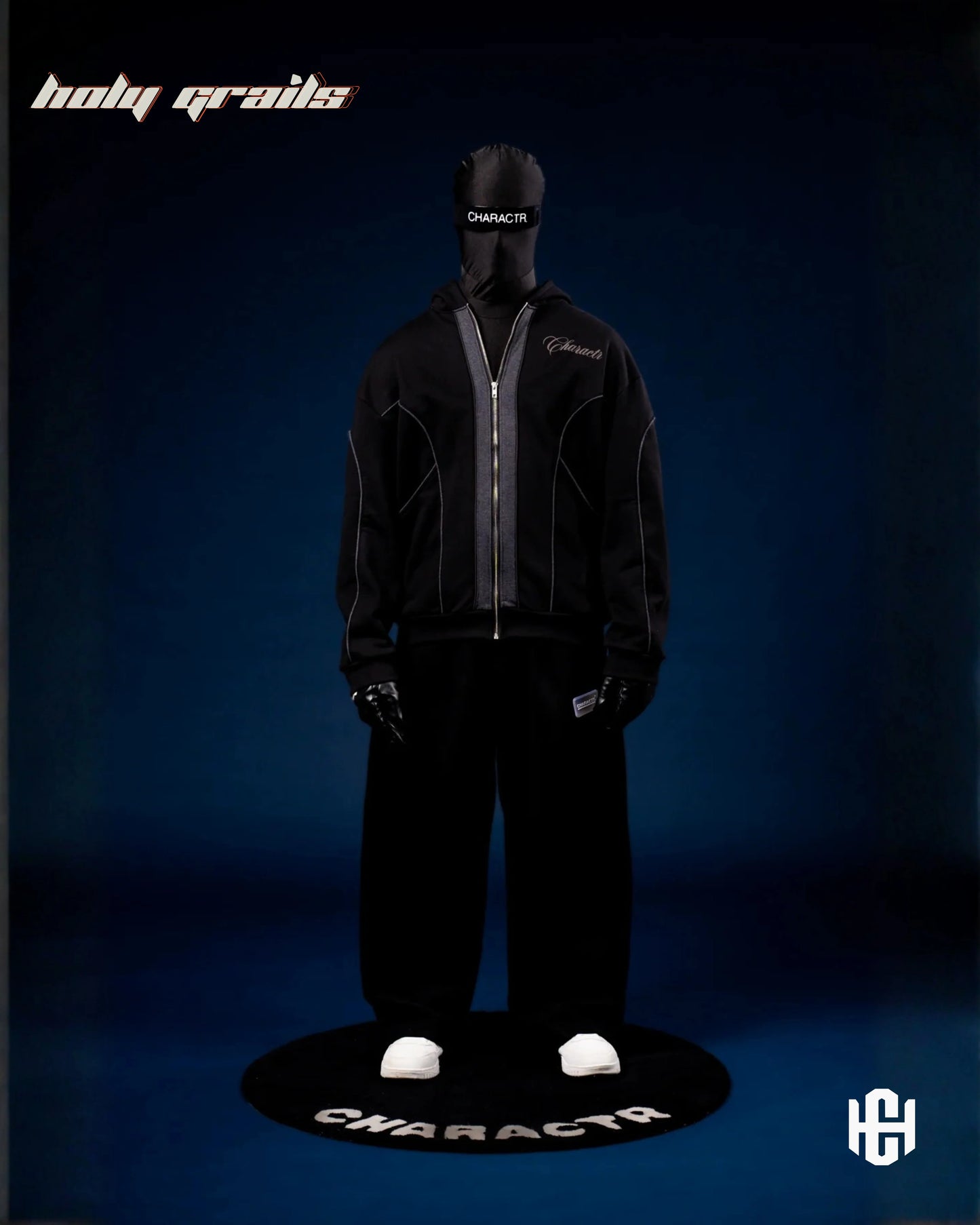 The Worth Black Zipper Jacket HG x Charactr
