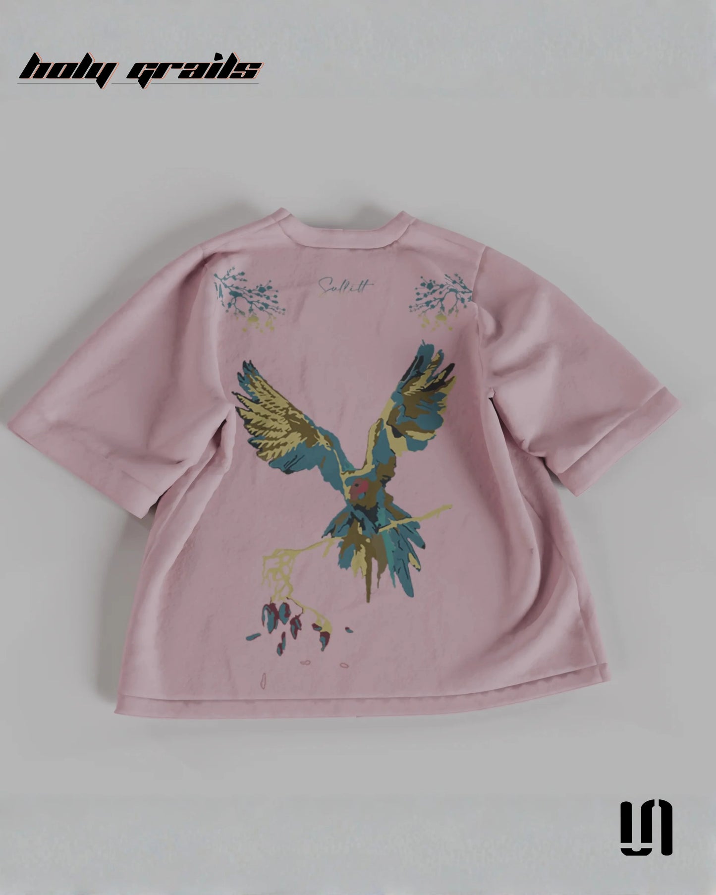 Vividly Parrot Pink Oversized Tee HG x Sullitt