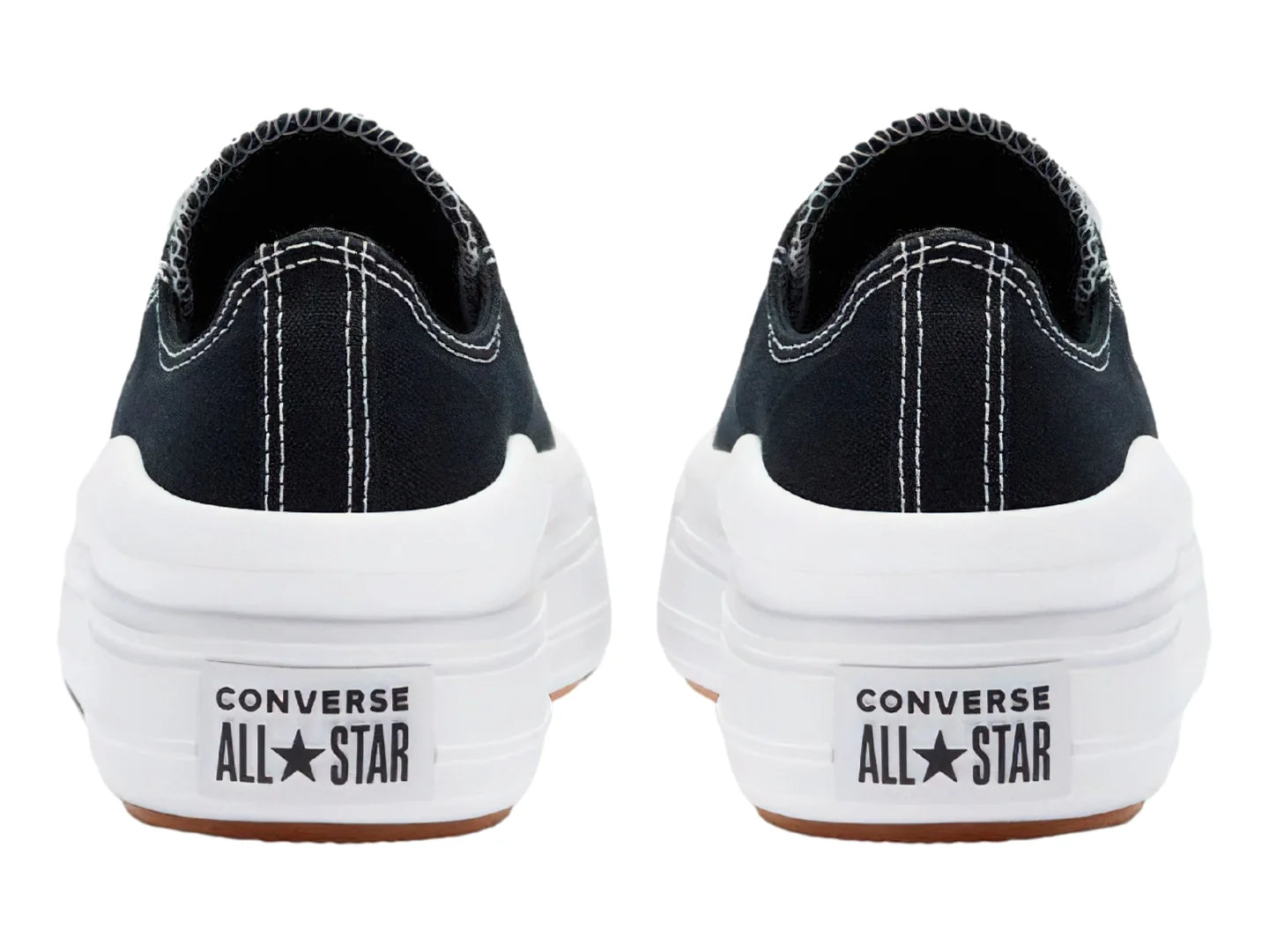 Tenis Converse Chuck Taylor All Star Move Negros y Blancos