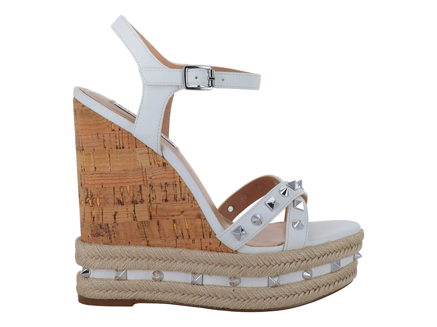 Sandalias Plataforma Steve Madden Blancas para Mujer
