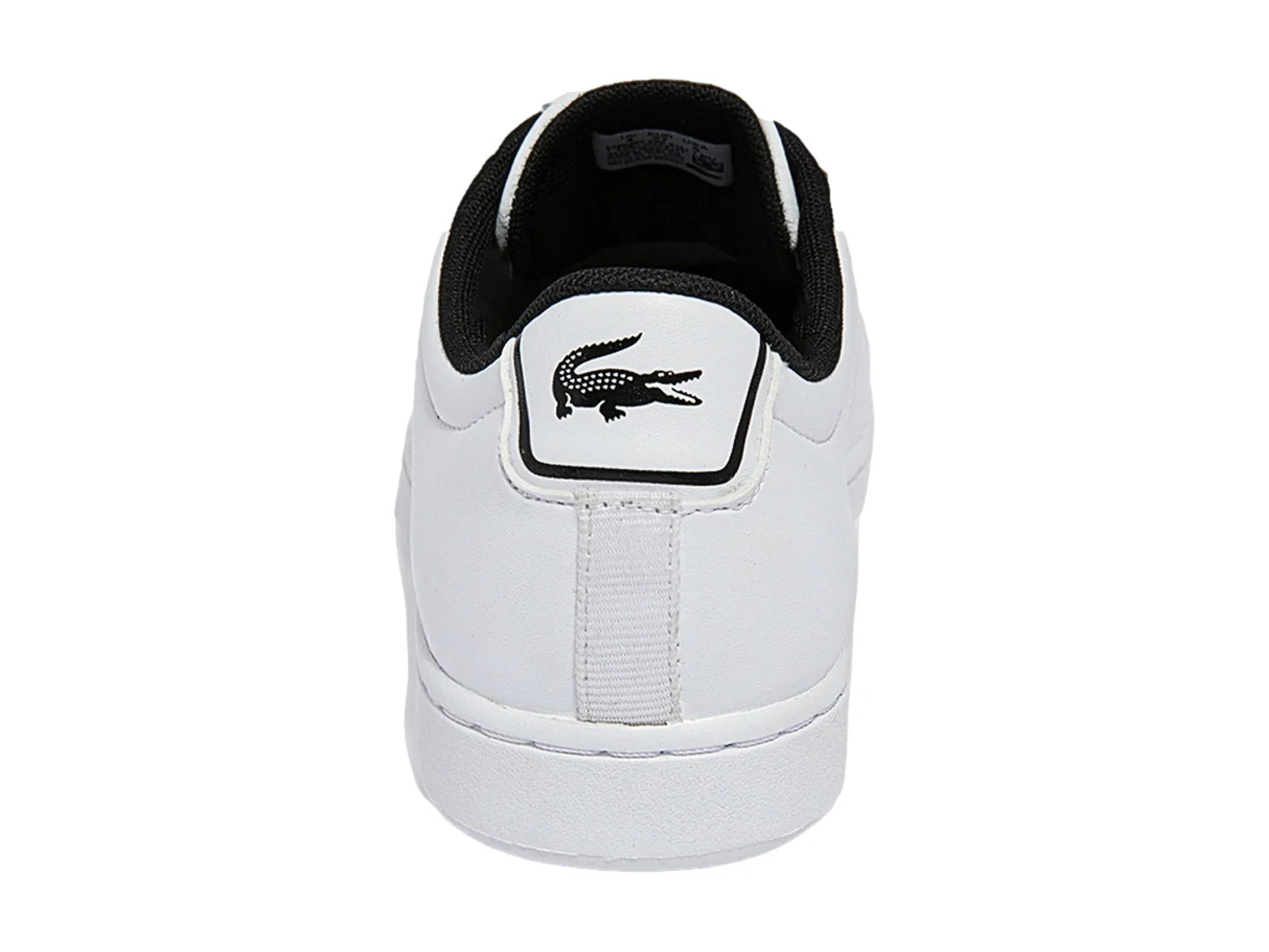 Tenis Lacoste Carnaby Evo Blanco y Negro para Niño
