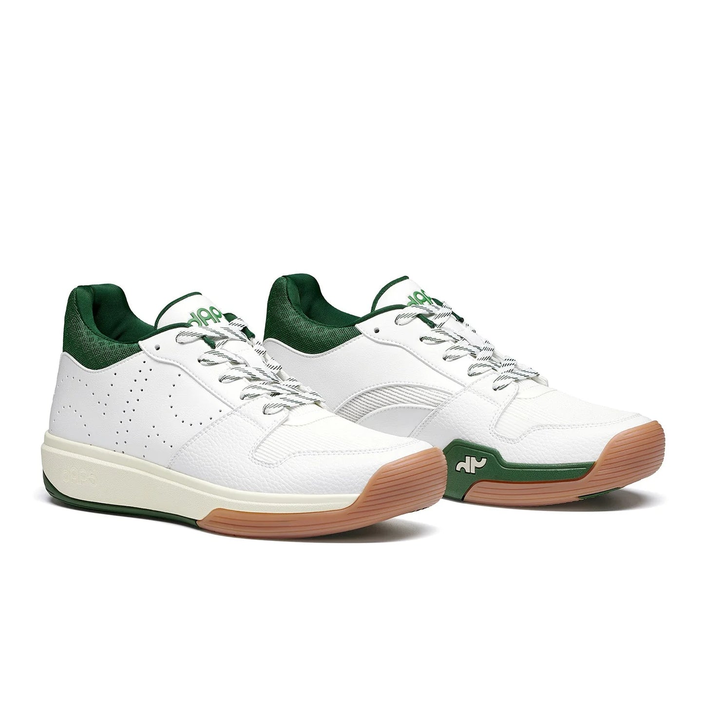 DAPS DESI Mid Green White Mens Pickleball Shoes
