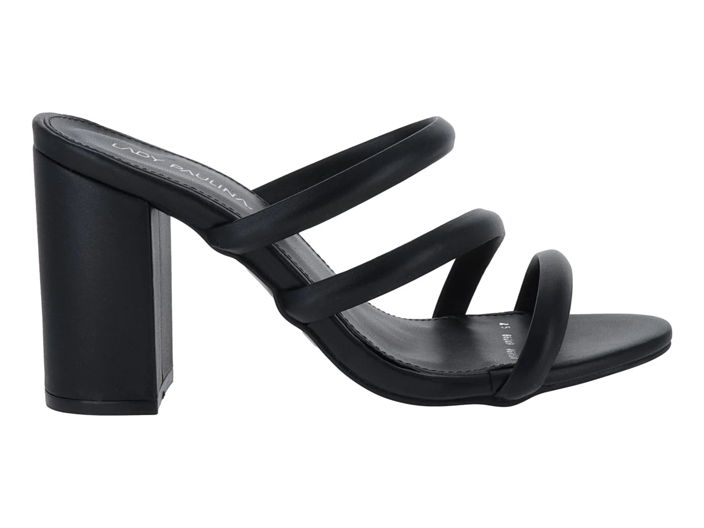 Sandalias Lady Paulina Negro para Mujer