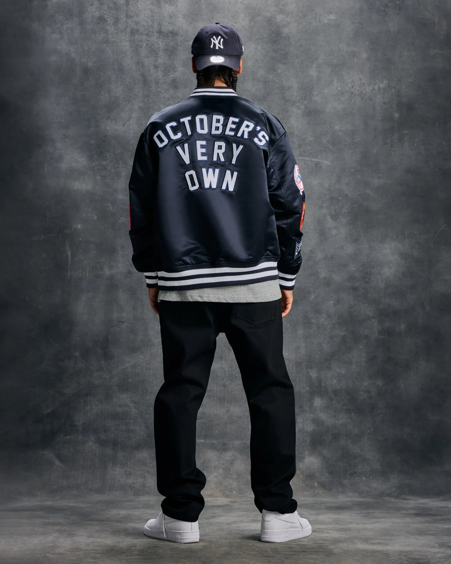 New Era MLB New York Yankees Varsity Jacket Navy