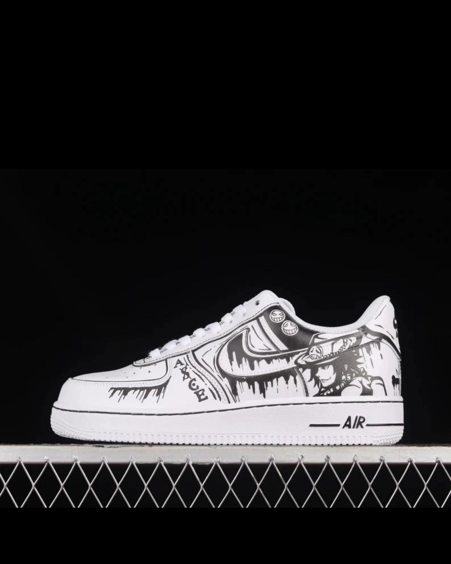 Air Force 1 x Black White Anime