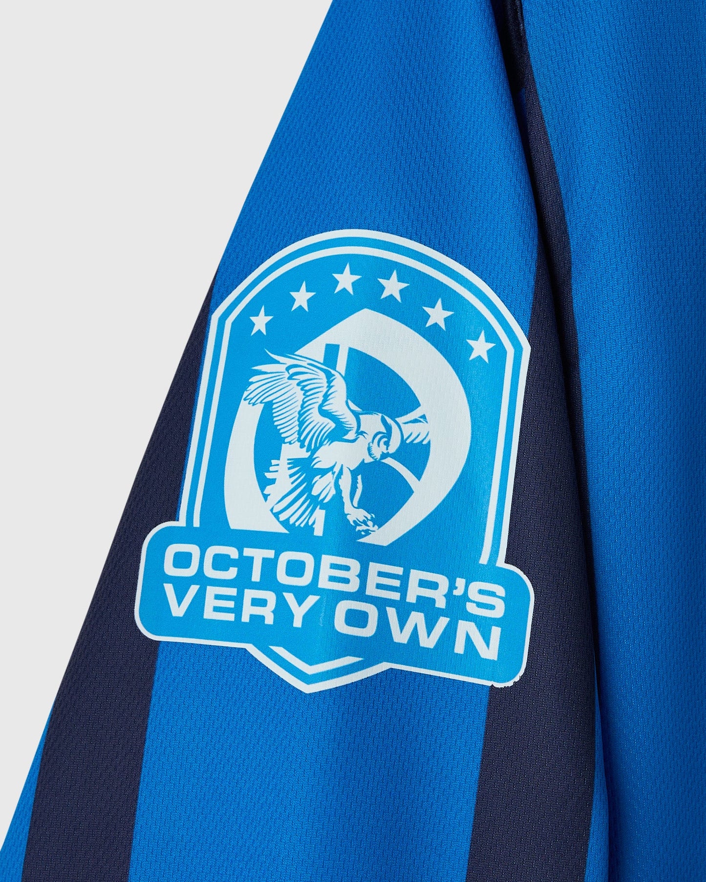Stripe Soccer Jersey Vibrant Blue
