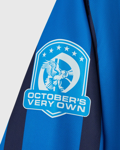 Stripe Soccer Jersey Vibrant Blue