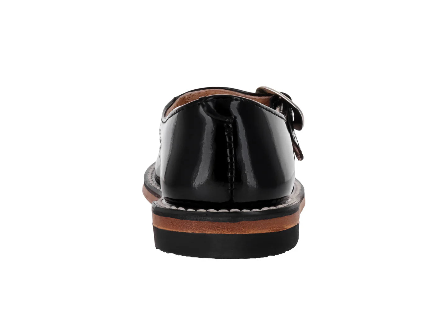 Zapatos Escolares Elefante Negros de Charol para Niña