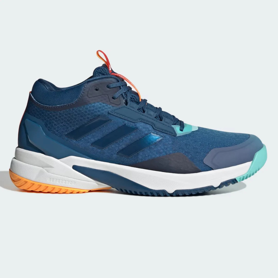 Tênis Adidas Crazyflight Mid 6 Azul Escuro Branco