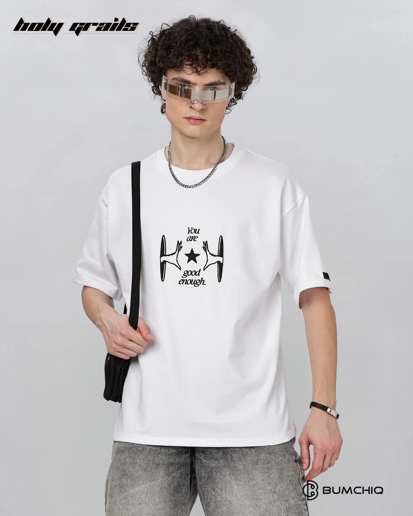 Muse Era White Oversize Tee HG x Bumchiq