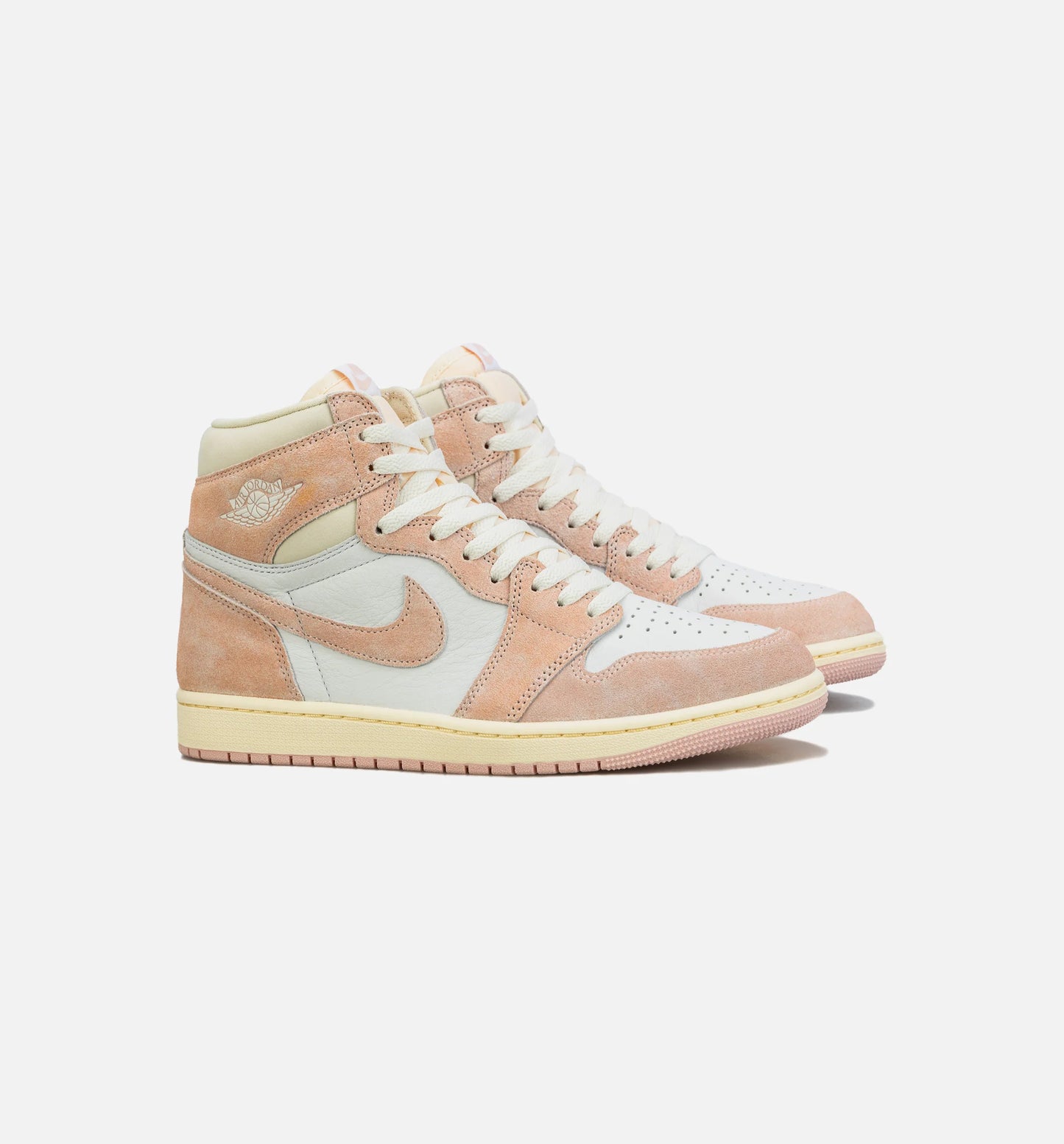 Air Jordan 1 Retro High OG Washed Pink Womens Lifestyle Shoe White Pink