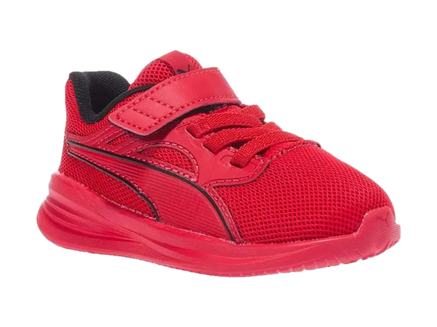 Tenis PUMA Transport AC Inf Rojo y Negro para Niño
