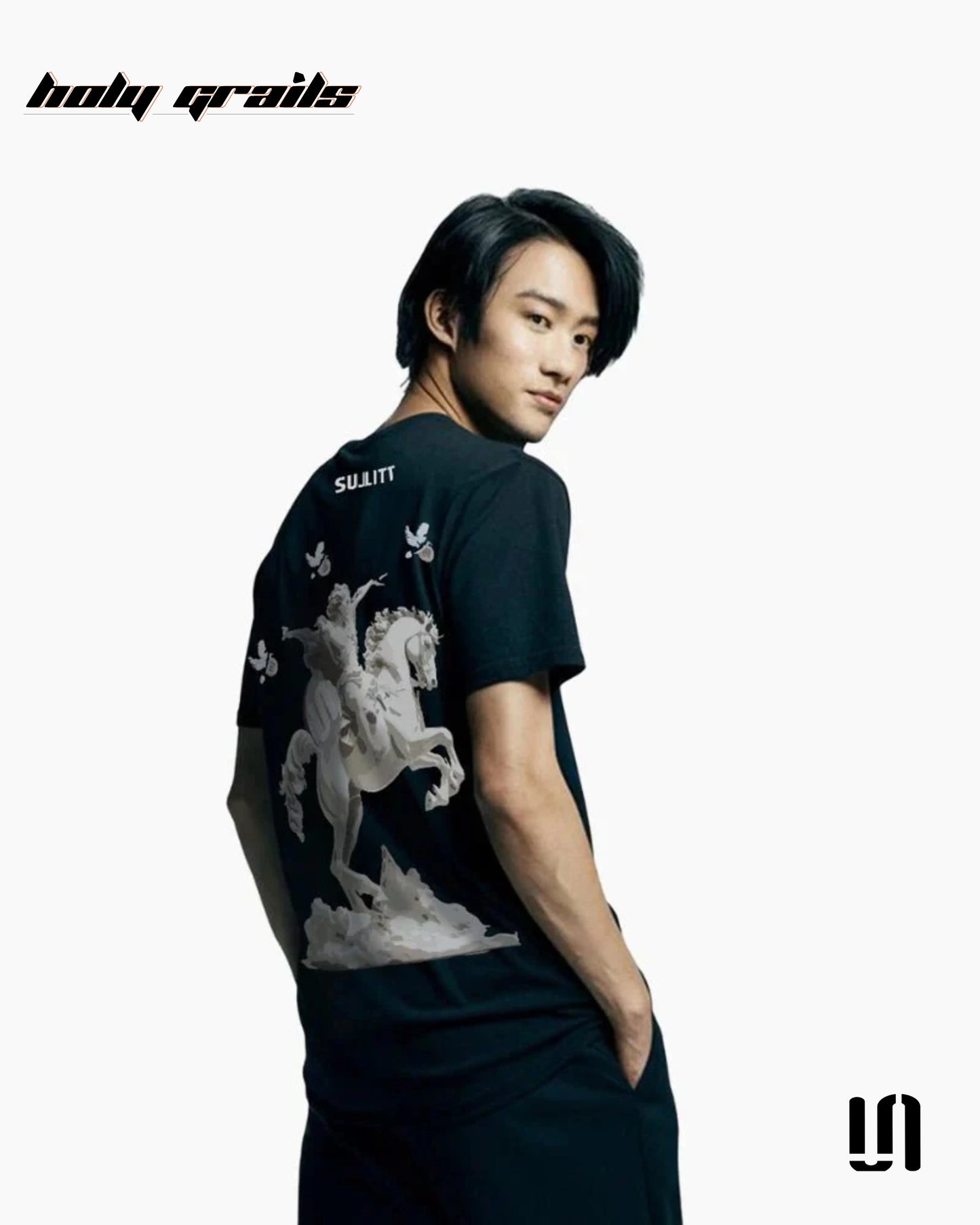 Mighty Horse Black Oversized Tee HG x Sullitt