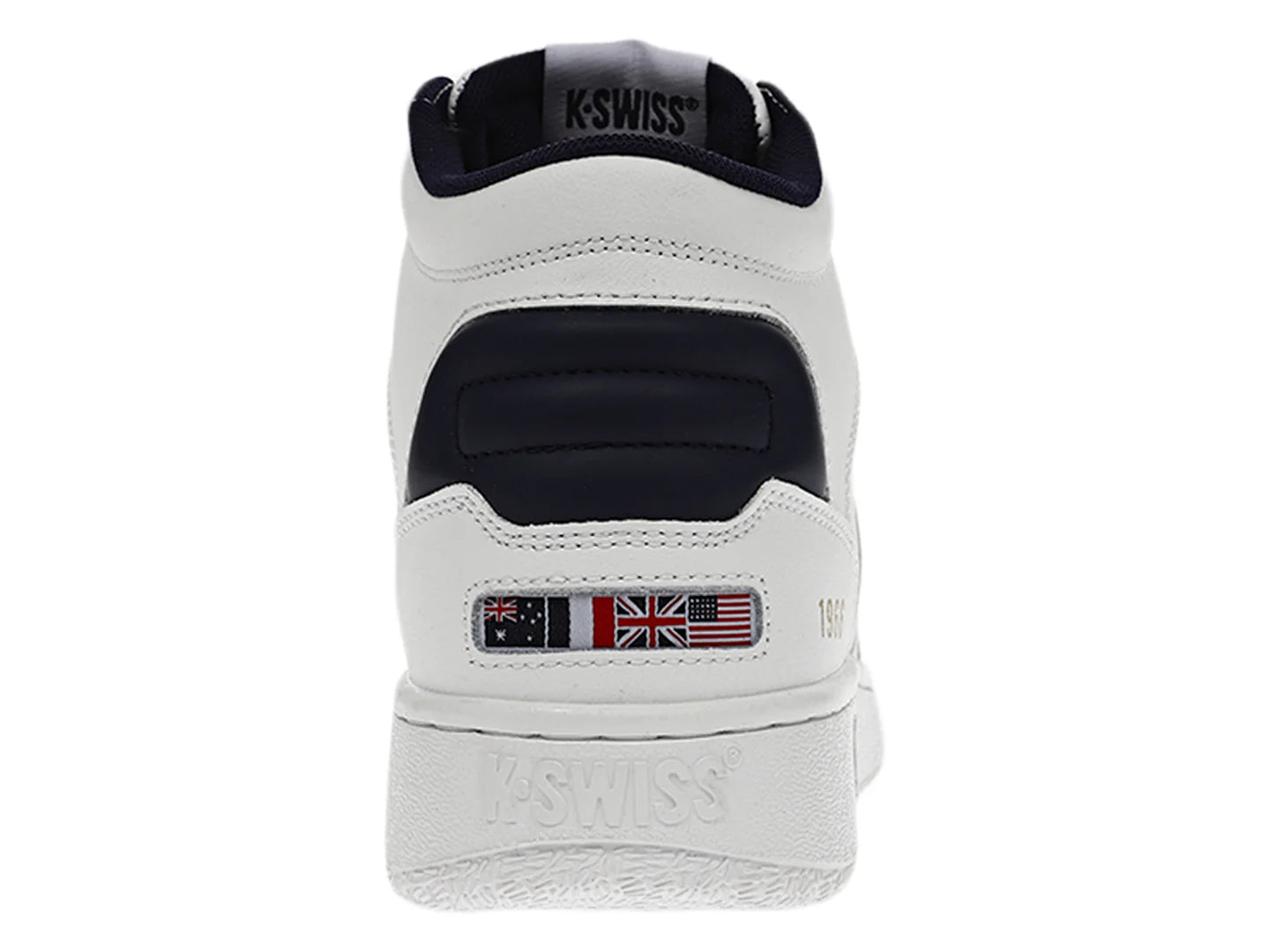Tenis K SWISS Court P Mid Blanco y Azul Marino para Hombre