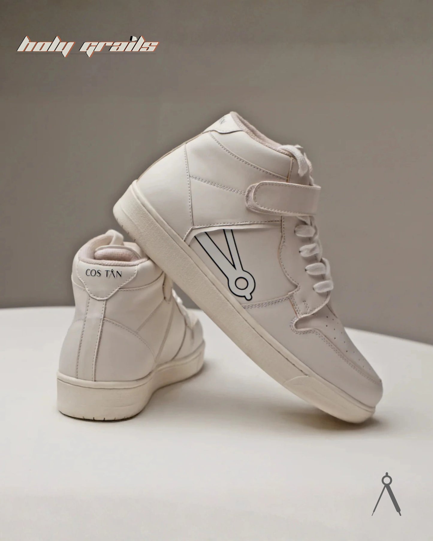 Vector Classic Ivory Accent High Sneakers HG x Cos Tan