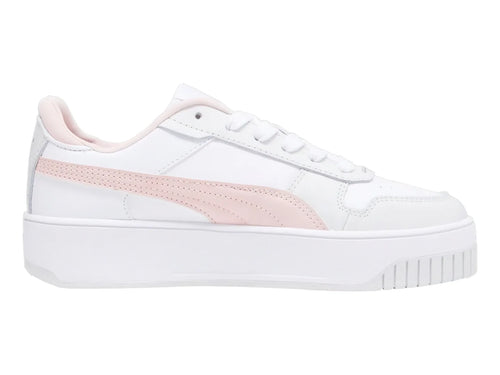 Tenis PUMA Carina Street Blanco y Rosa para Niña