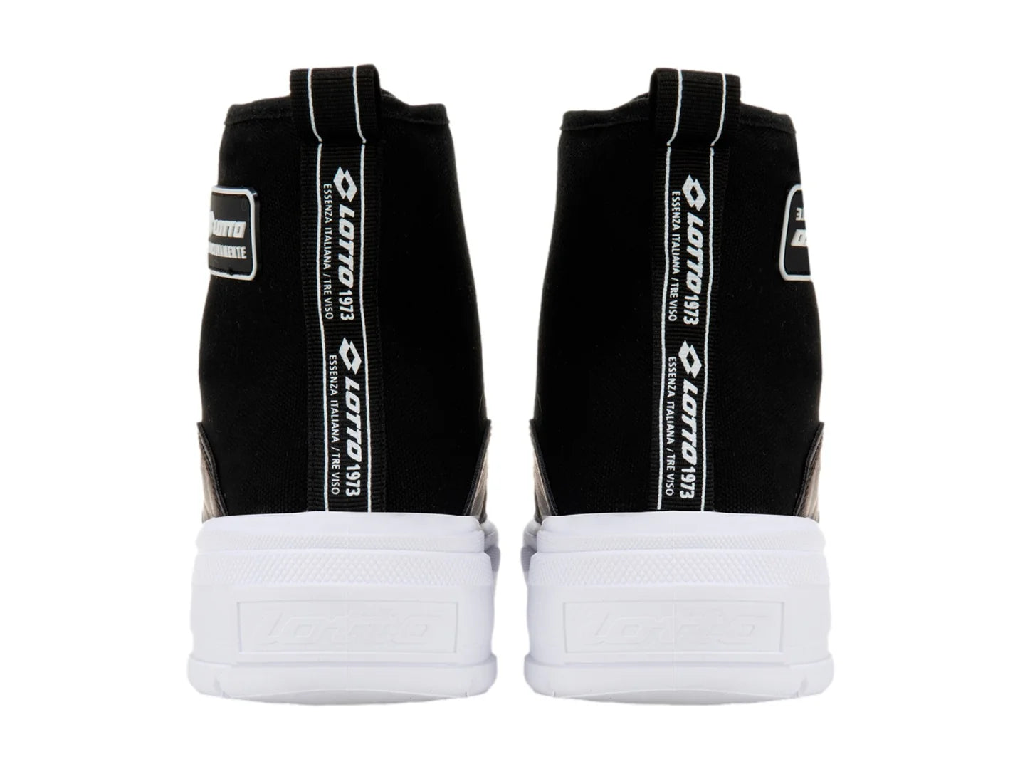 Tenis Lotto Ruvin Negro y Blanco para Mujer
