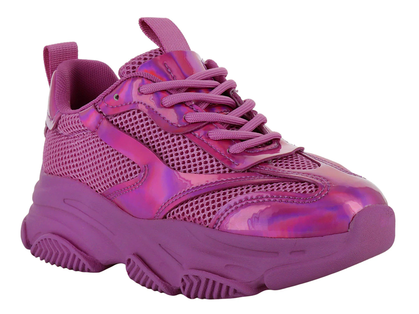 Tenis Steve Madden Rosa Iridiscente para Niña
