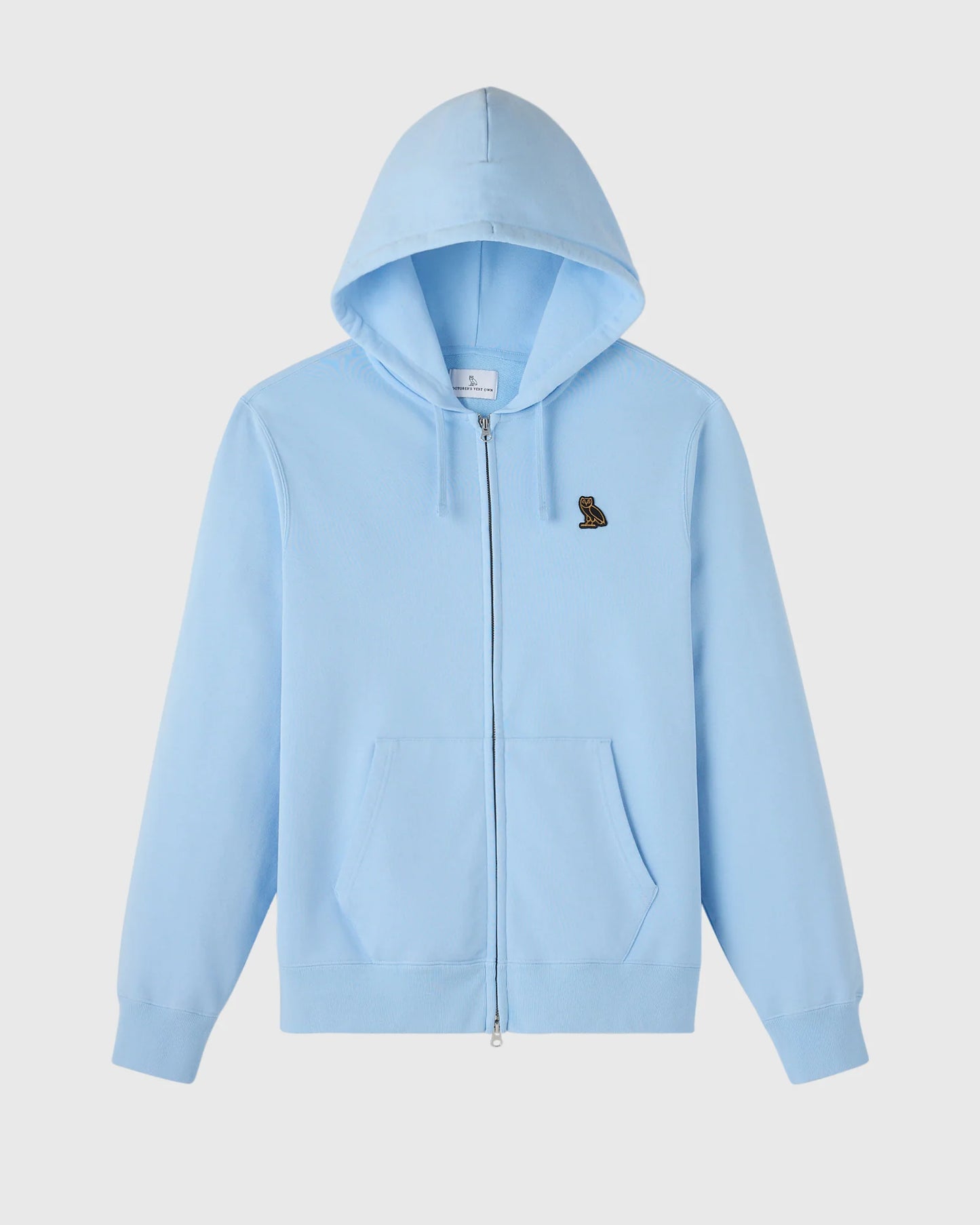 Classic Full Zip Hoodie Light Blue