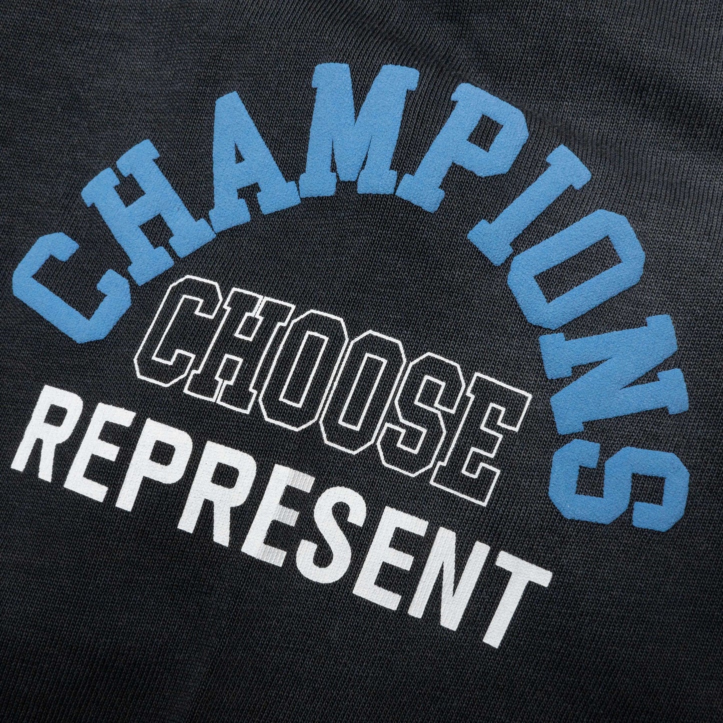 Feature x Represent Champion Rings T Shirt Stained Black