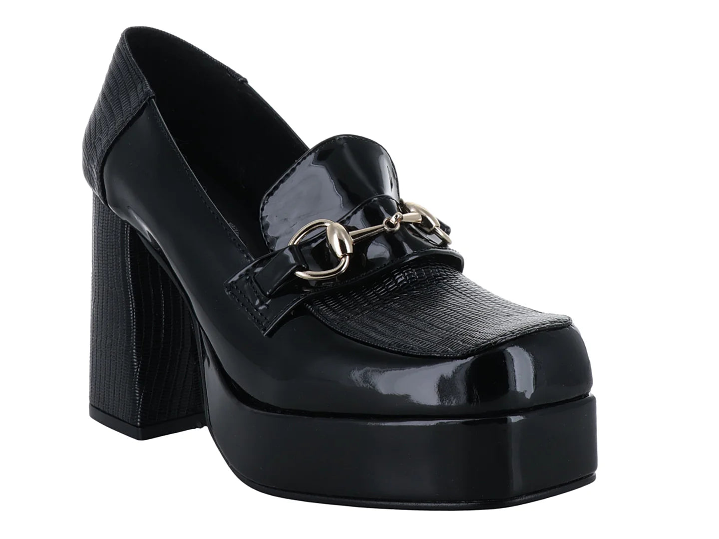 Zapatos de Tacón Luna Rosa Negro para Mujer