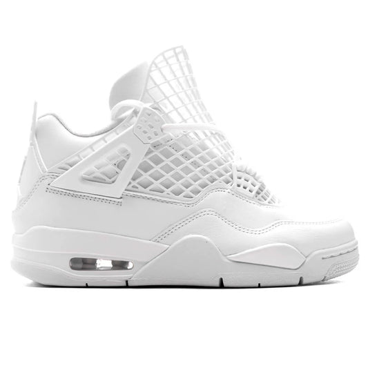 Womens Air Jordan 4 Net White Phantom Metallic Gold
