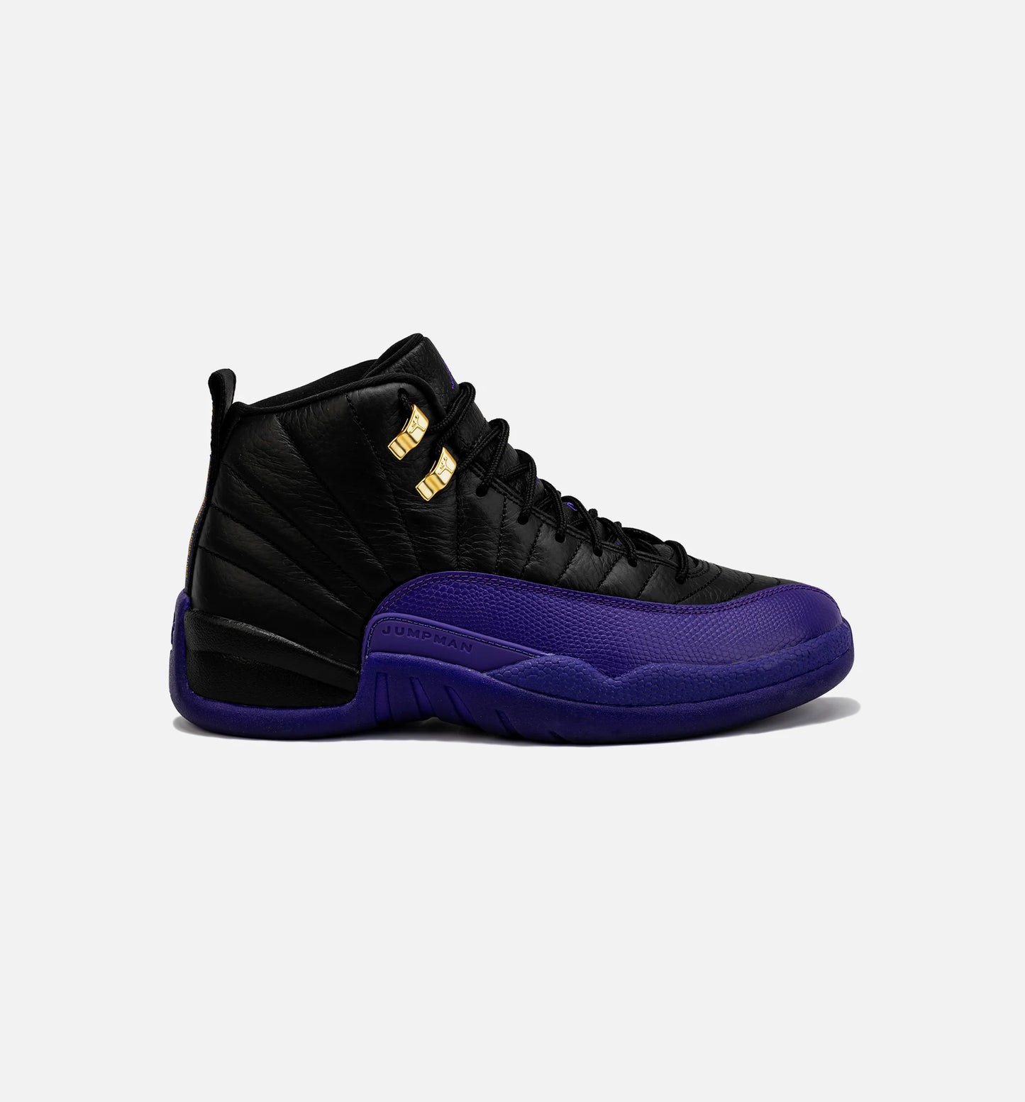 Air Jordan 12 Retro Field Purple Mens Lifestyle Shoe Black Purple Free Shipping