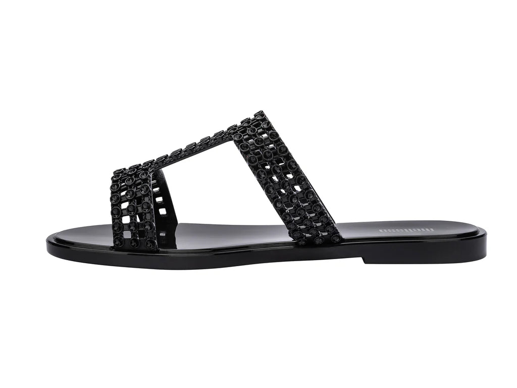 Sandalias Melissa Glowing Slide Negro para Mujer