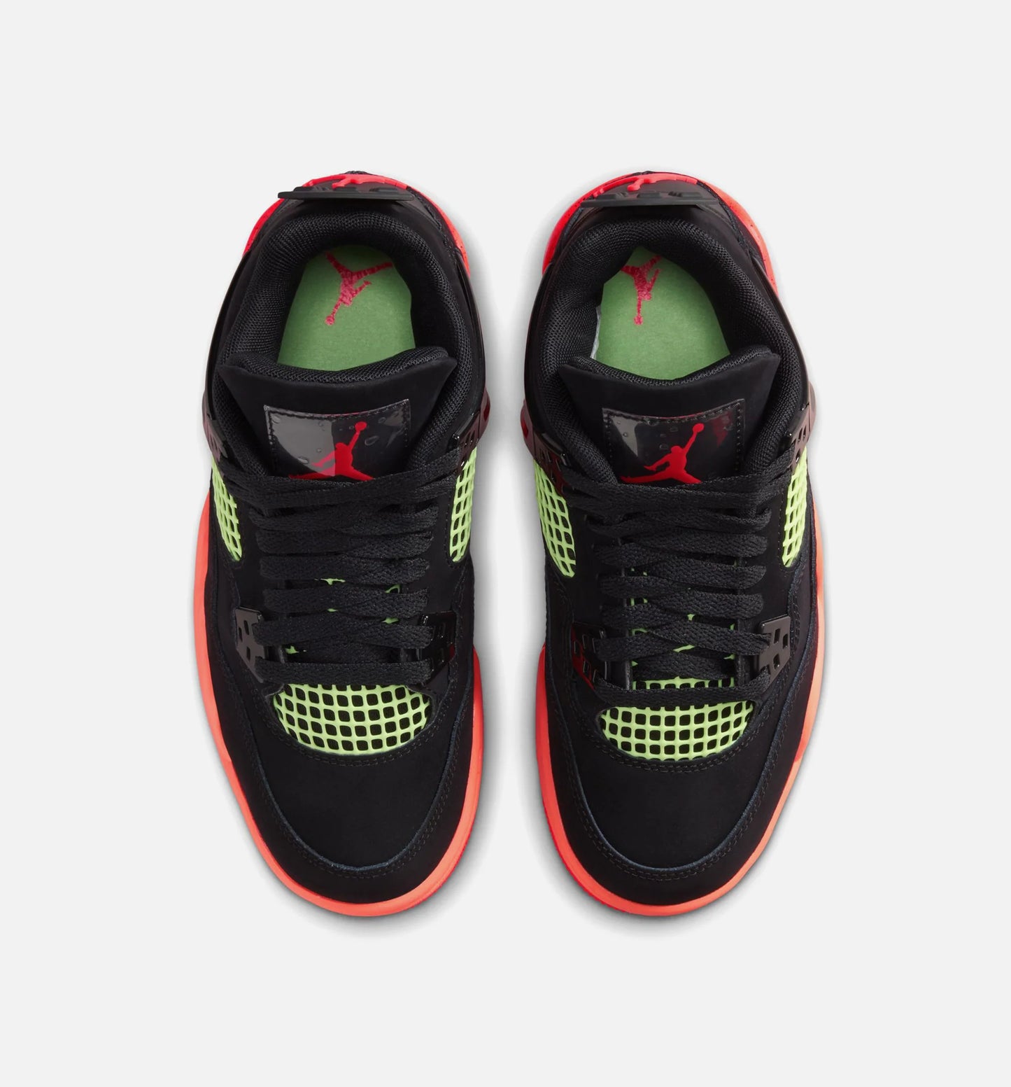 Air Jordan 4 Retro Black Infrared 23 Grade School Lifestyle Shoe Black Infrared 23 Bright Mango