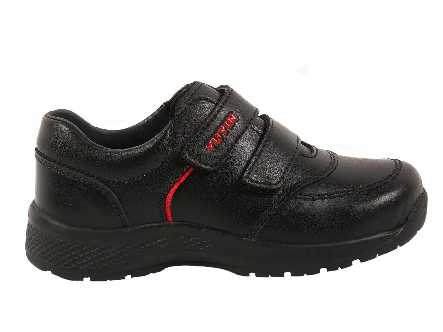 YUYIN Zapato Escolar Negro para Niño