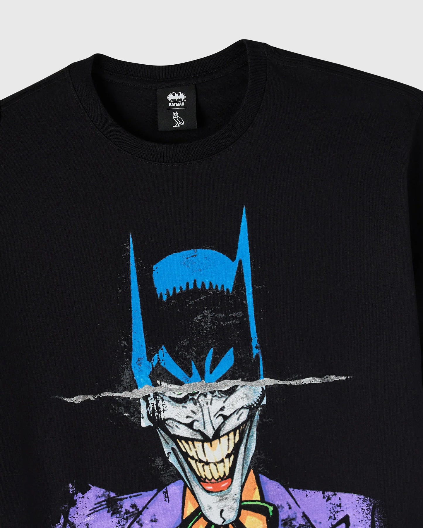 Batman The Joker Split Tee Black