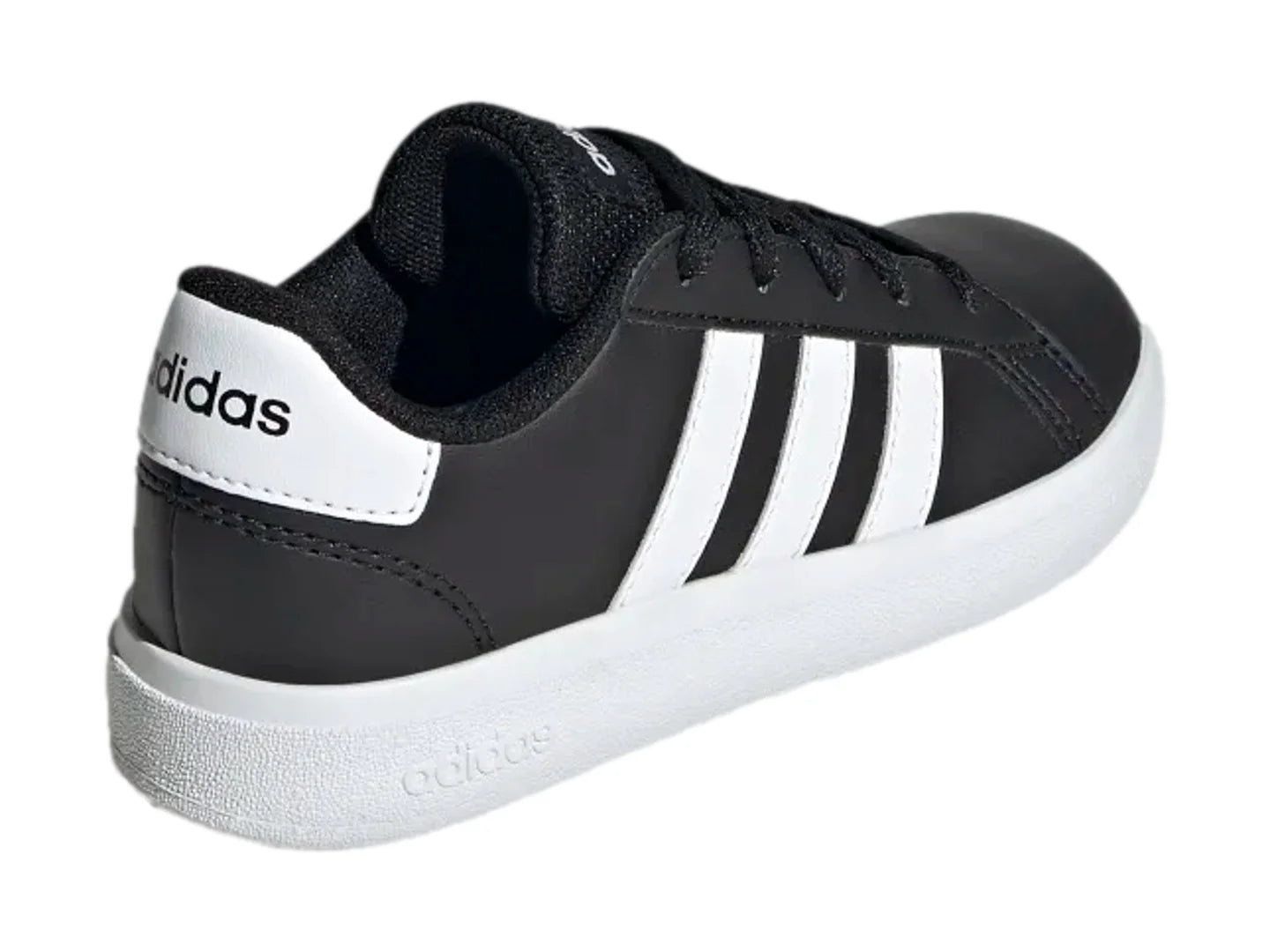 Tenis Adidas Grand Court 20 Negro y Blanco para Niño