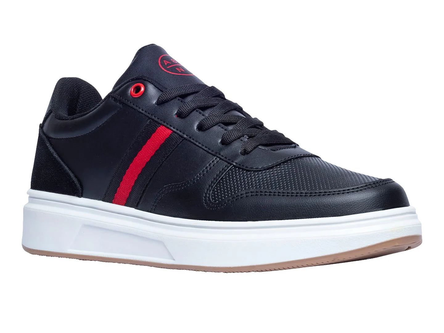 Tenis Aeropostale Maurice Negro con Rojo para Hombre