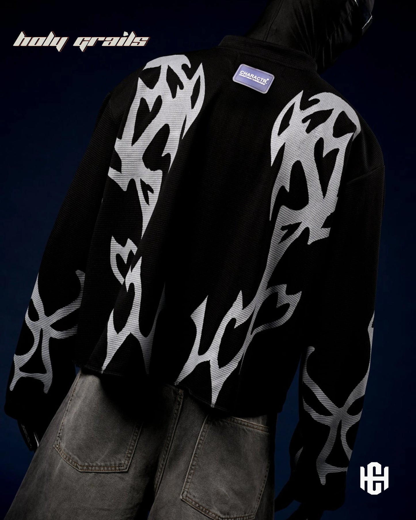 Veilborn Knit Full Sleeve Crewneck Tee HG x Charactr