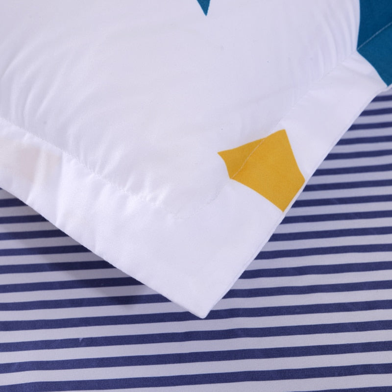 Kuup 3-4pcs Cartoon Bedding Set Duvet Cover Set Soft Bedding Printing Bed Linen Queen Size Bedding Set Fashion Design For Girl