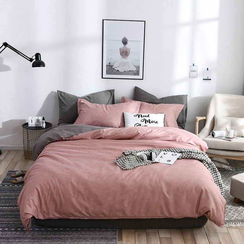 Home Textile Girl Boy Kids Bedding Set Red Cherries Duvet Cover Sheet Pillowcase Woman Adult Beds Sheet King Queen Full