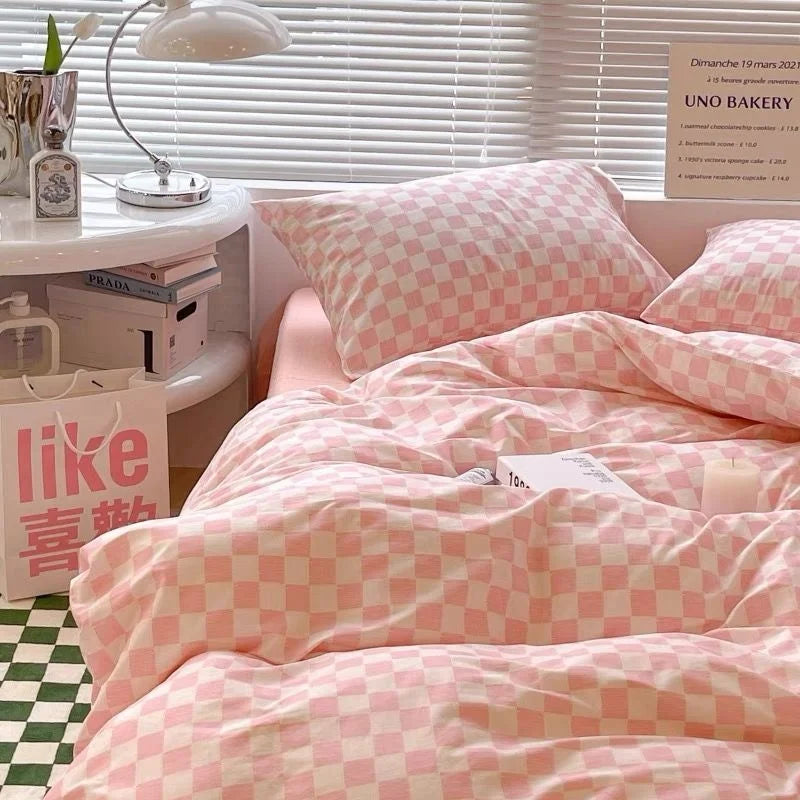 Ins Nordic Butterfly Bedding Set Flat Bed Sheet Duvet Cover Twin Full Queen Nordic Bed Linen Boy Girl Bedding Sets