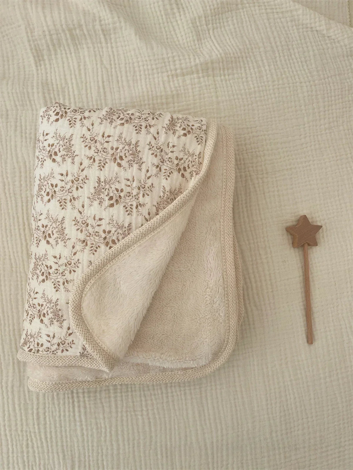 Soft Cotton Newborn Baby Blanket Bedding Quilt Cover Thicken Fleece Baby Blanket Newborn Receiving Blanket Babies Accessories