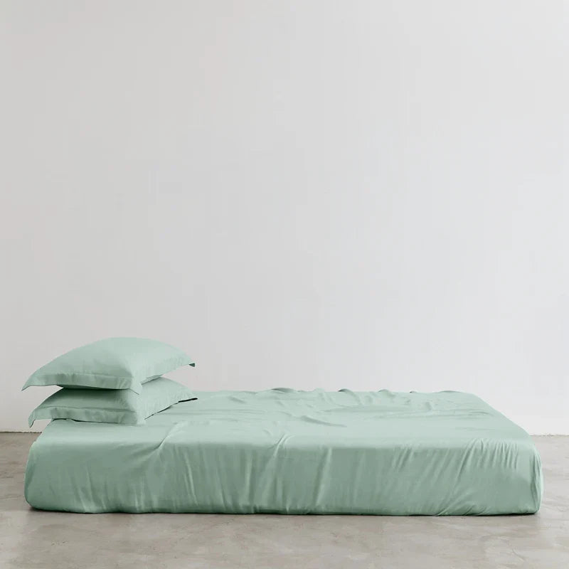 Organic Bamboo Bedding Set Bed Sheet Sets Fitted Sheets Flat Sheet Pillowcase Luxury Double Queen King Size Bedsheet