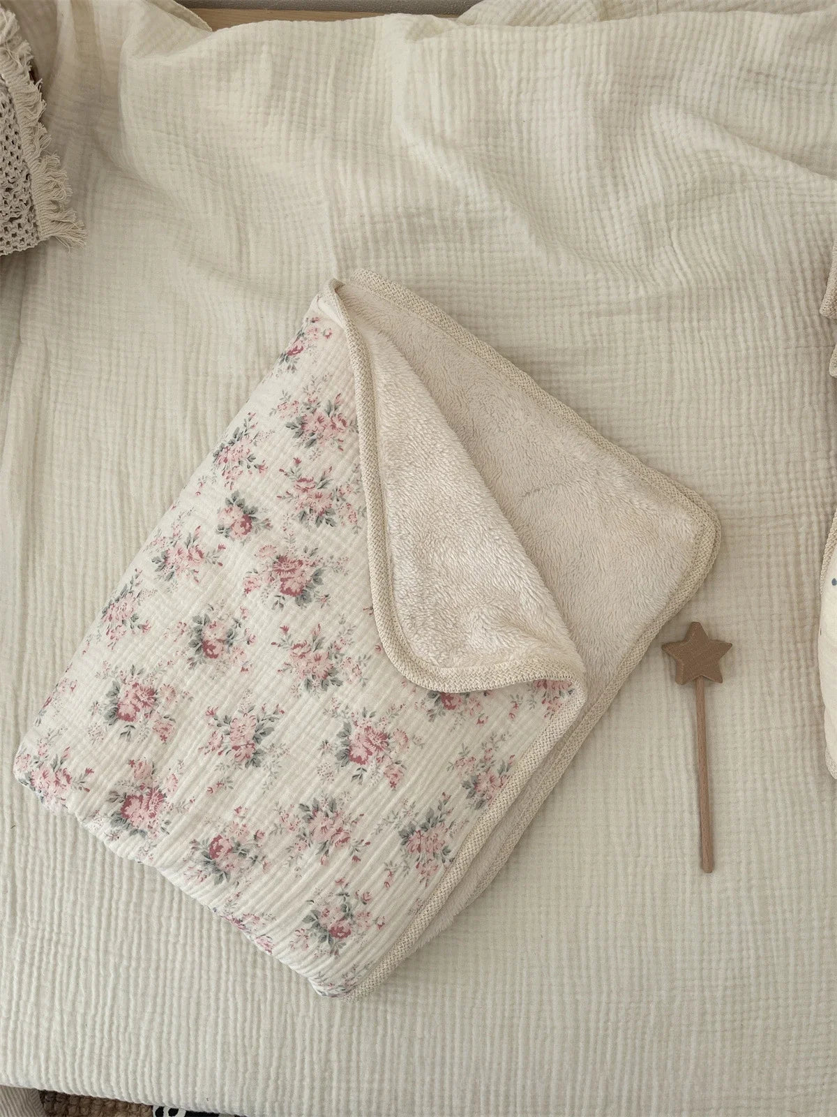 Soft Cotton Newborn Baby Blanket Bedding Quilt Cover Thicken Fleece Baby Blanket Newborn Receiving Blanket Babies Accessories