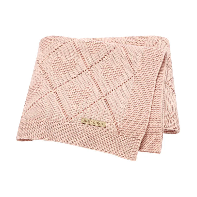 Baby Blankets Super Soft Neworn Infant Babies Boys Girls Cotton Knit Sleep Quilts Covers for Stroller 90*70cm Kids Throwing Mats