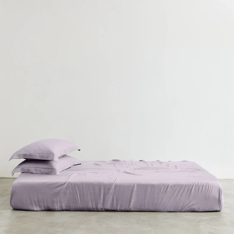 Organic Bamboo Bedding Set Bed Sheet Sets Fitted Sheets Flat Sheet Pillowcase Luxury Double Queen King Size Bedsheet